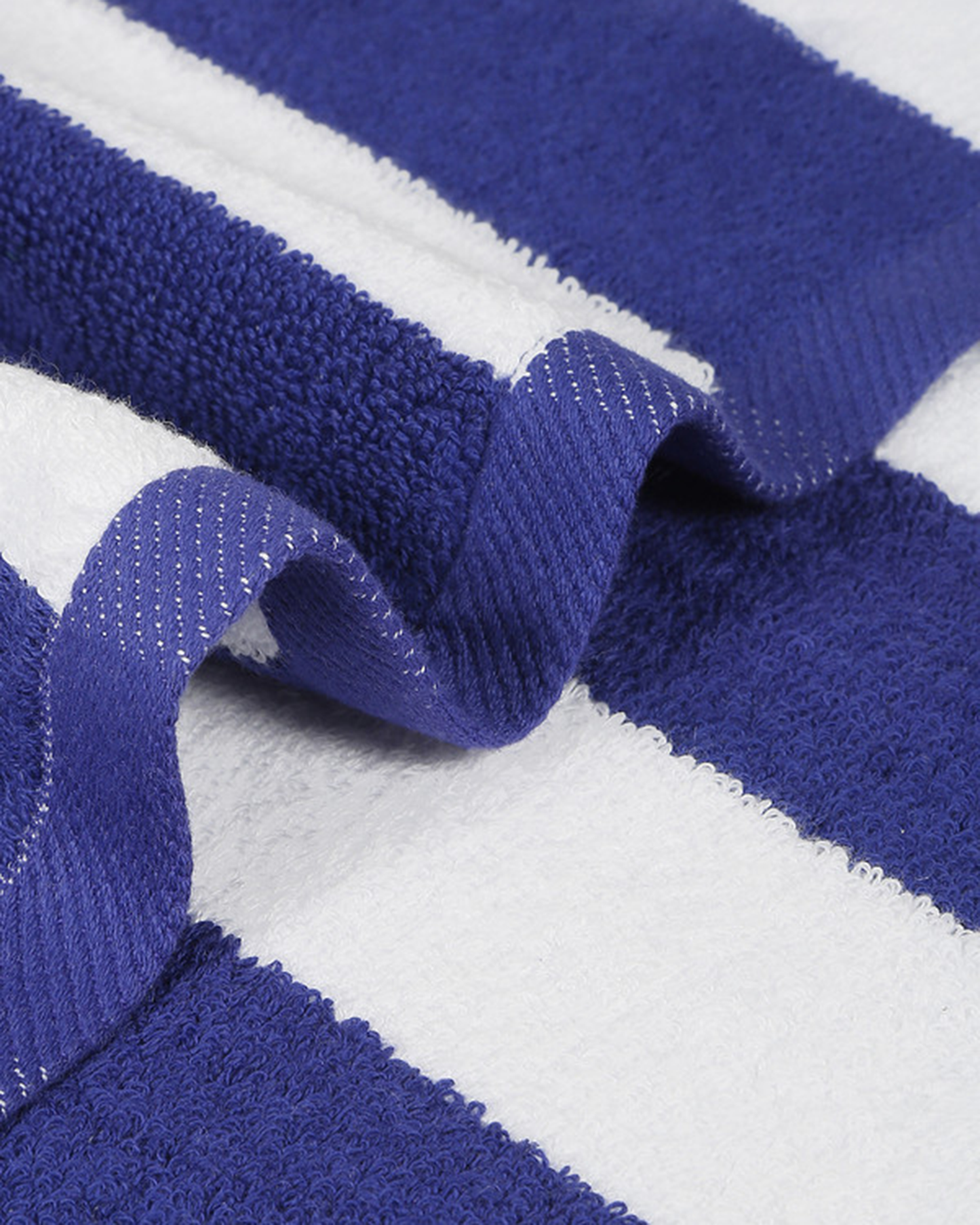 Mulberry Living Cotton Pool Towel 600GSM Blue White