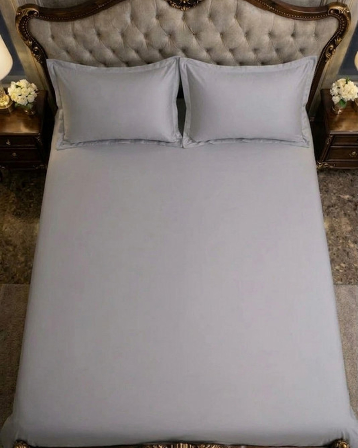 Mulberry Living Tencel King Flat 3Pc Merrow Taupe