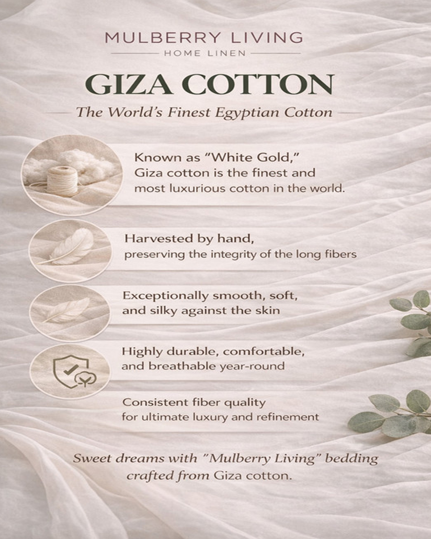 Mulberry Living Cotton King Flat 3Pc Giza Silver Grey