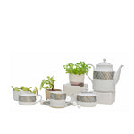 Dankotuwa Dinner Set 59Pc Grey White Modern Europe