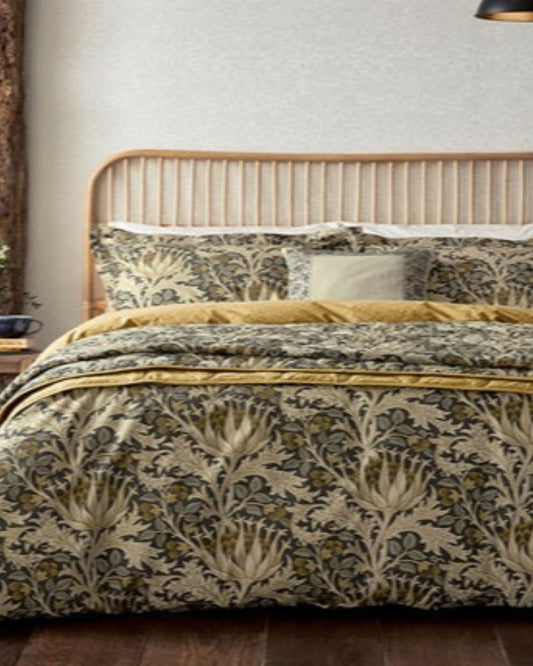 Morris & Co "Artichoke" Duvet Cover Sets in Mustard