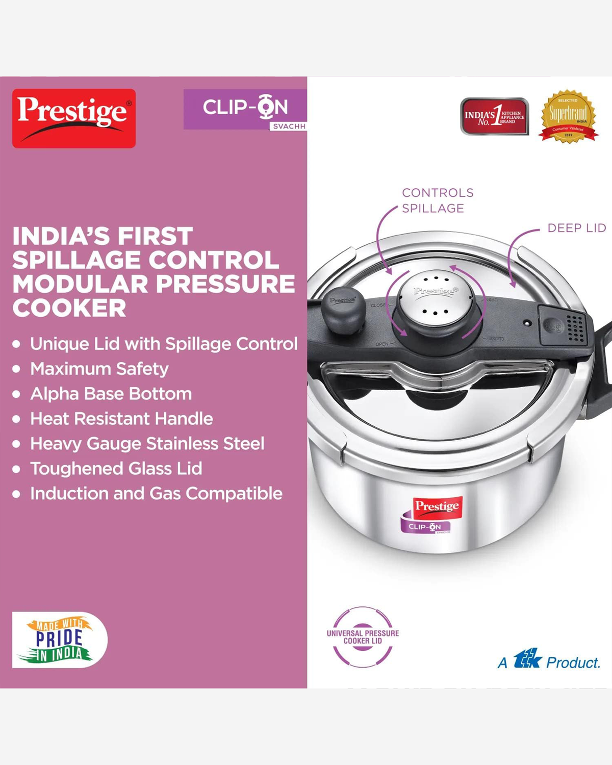 Prestige Pressure Cooker 16L