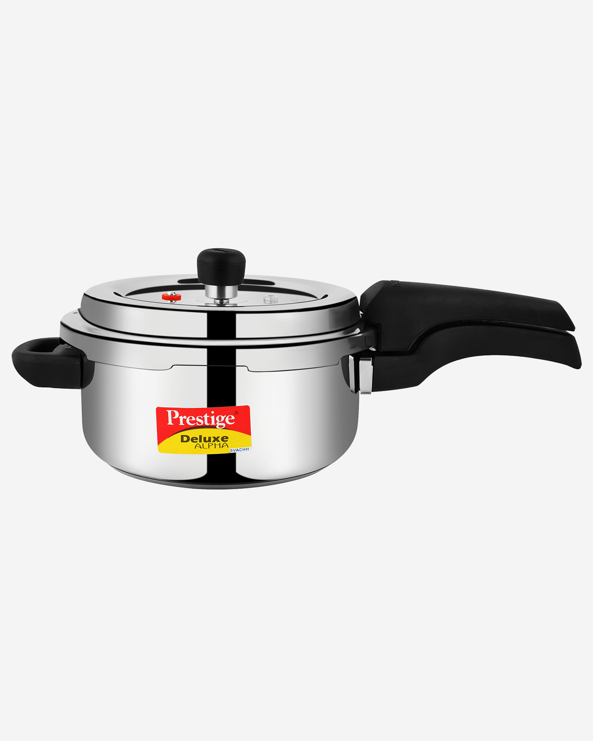 Prestige Svachh Pressure Cooker 6.5L Stainless Steel Deluxe Alpha