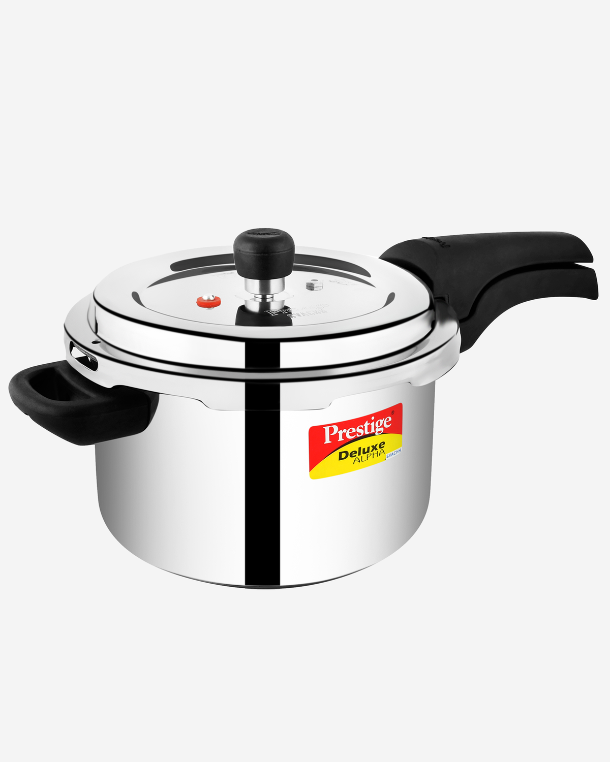 Prestige Svachh Pressure Cooker 8L Stainless Steel Deluxe Alpha