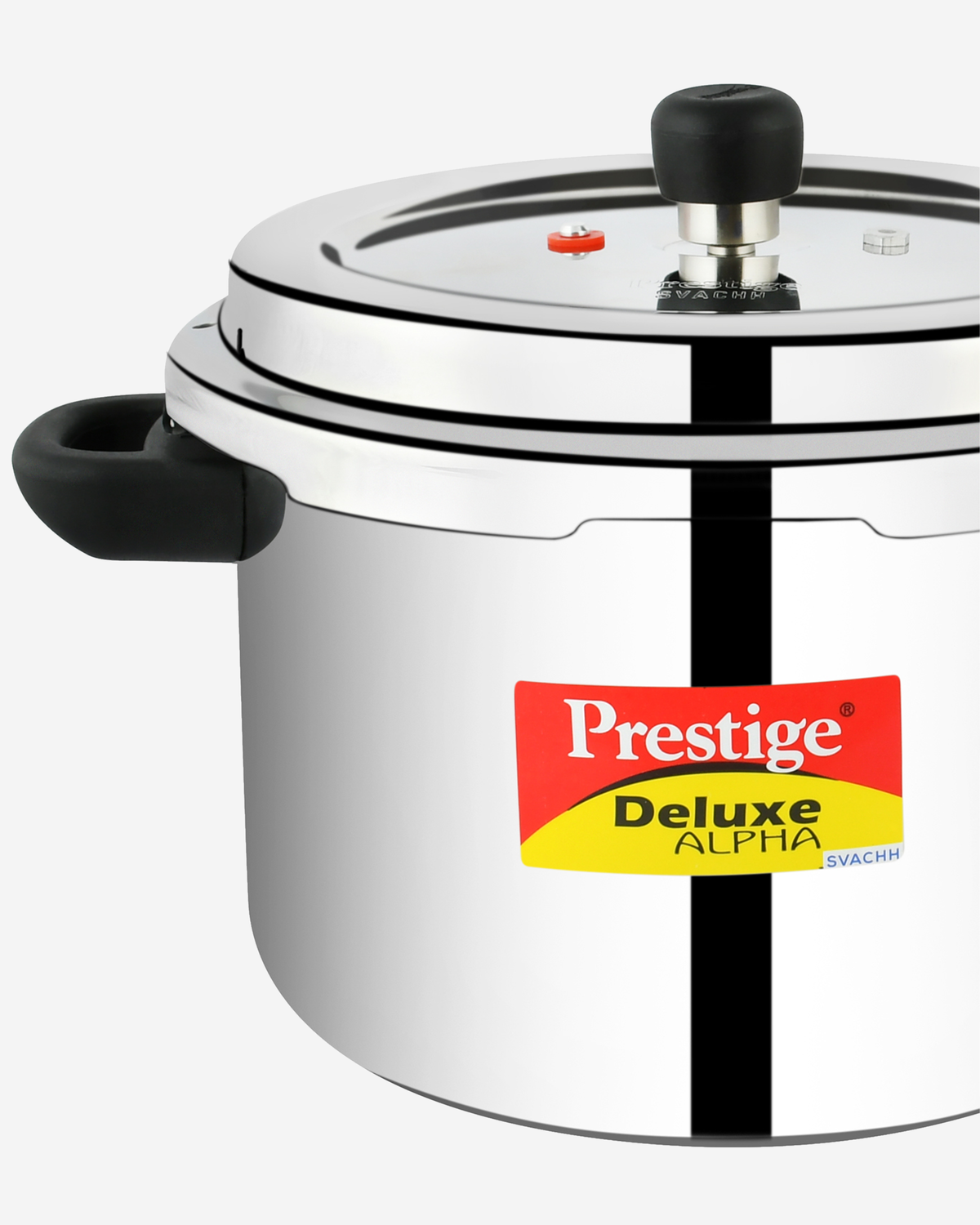 Prestige Svachh Pressure Cooker 2L Stainless Steel Deluxe Alpha Baby Handi