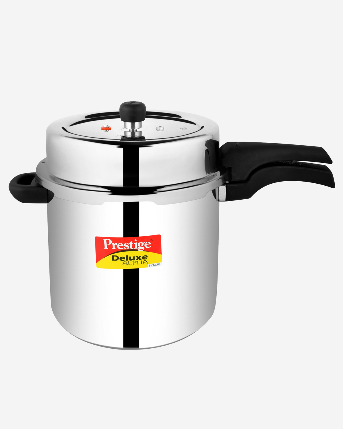 Prestige Svachh Pressure Cooker 4L Stainless Steel Deluxe Alpha Junior Handi