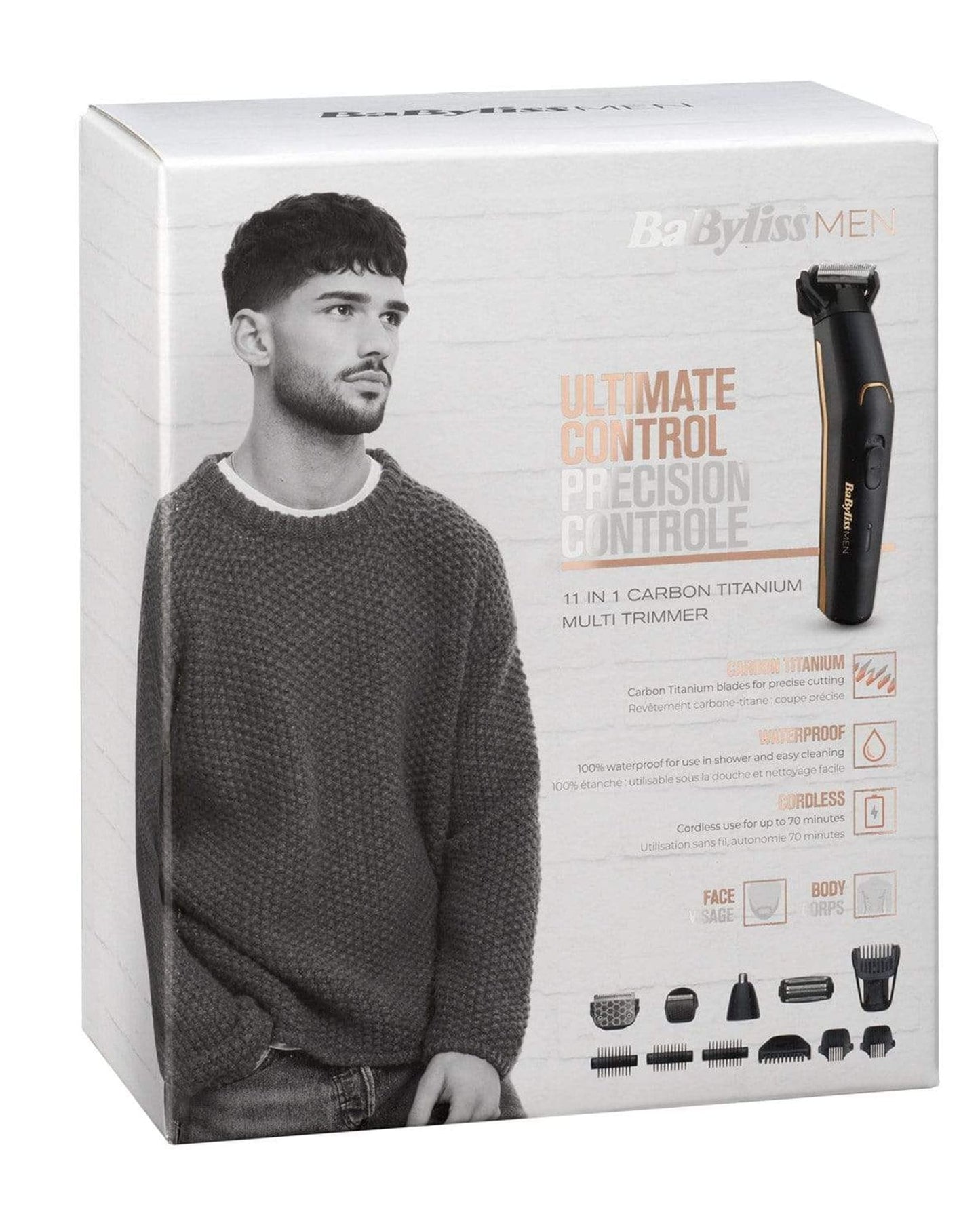 BaByliss Titanium Carbon Trimmer & Clipper Set