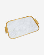 Kaymet S20 Tray Light Grey Marble/Gold