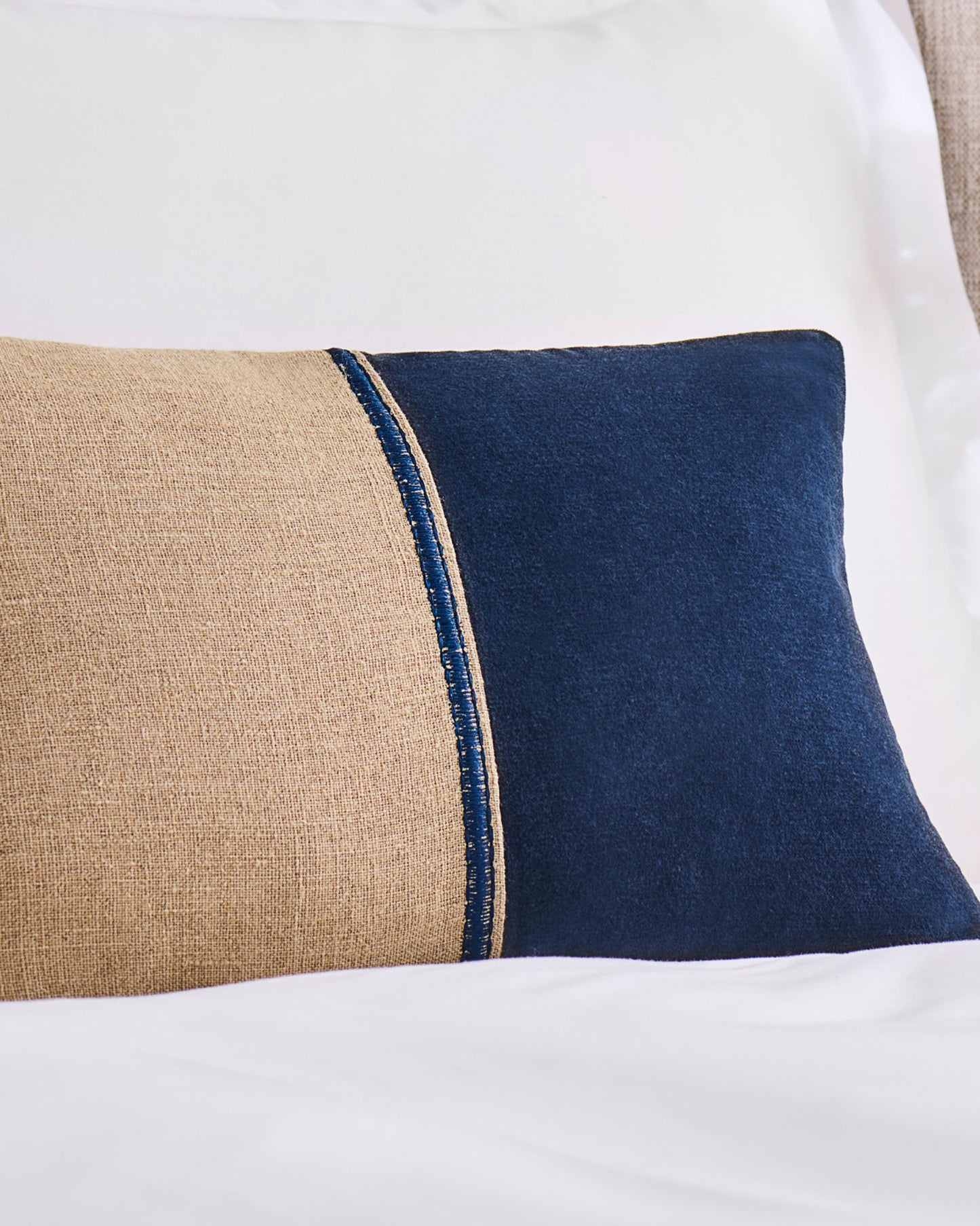 Christy "Menton" Decorative Filled Cushion in Navy