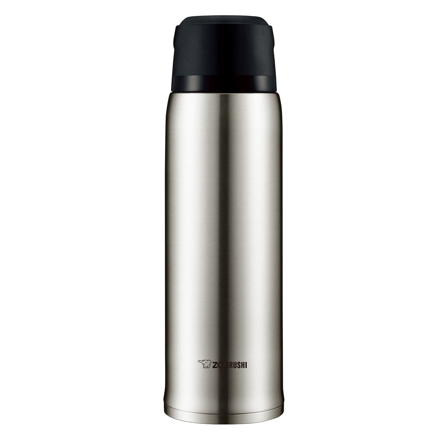 Zojirushi الفولاذ المقاوم للصدأ زجاجة القدح الفضة