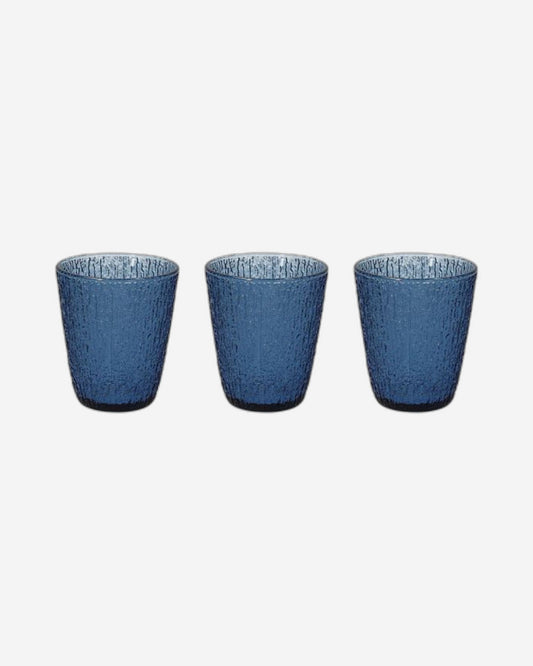 Tognana Davor - Set 3 Glasses Glass Blu