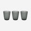 Tognana Glasses Set 3Pc Grigio