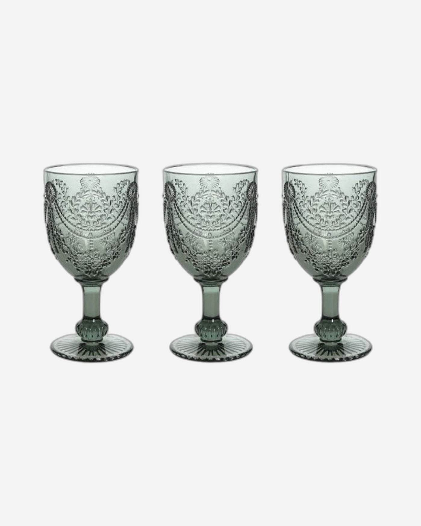 Tognana Glasses Set 3Pc Grigio