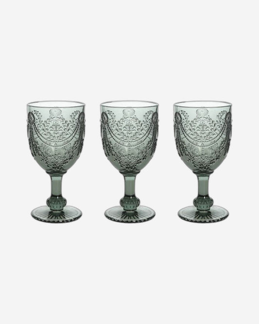 Tognana Savoia-Set 3 Glasses Cc320  Glass    Grigio