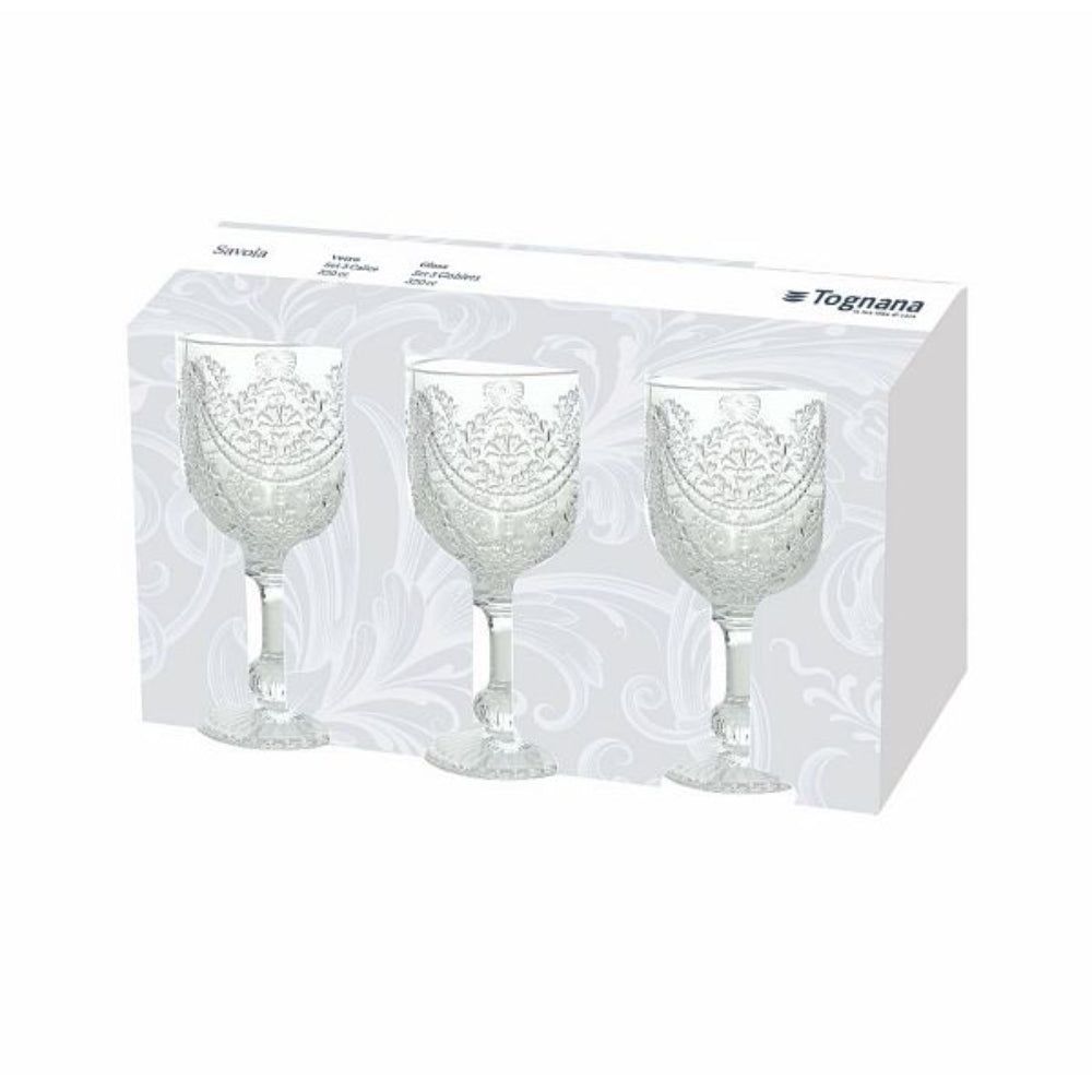 Tognana Savoia-Set 3 Glasses Cc320  Glass  Trasparent