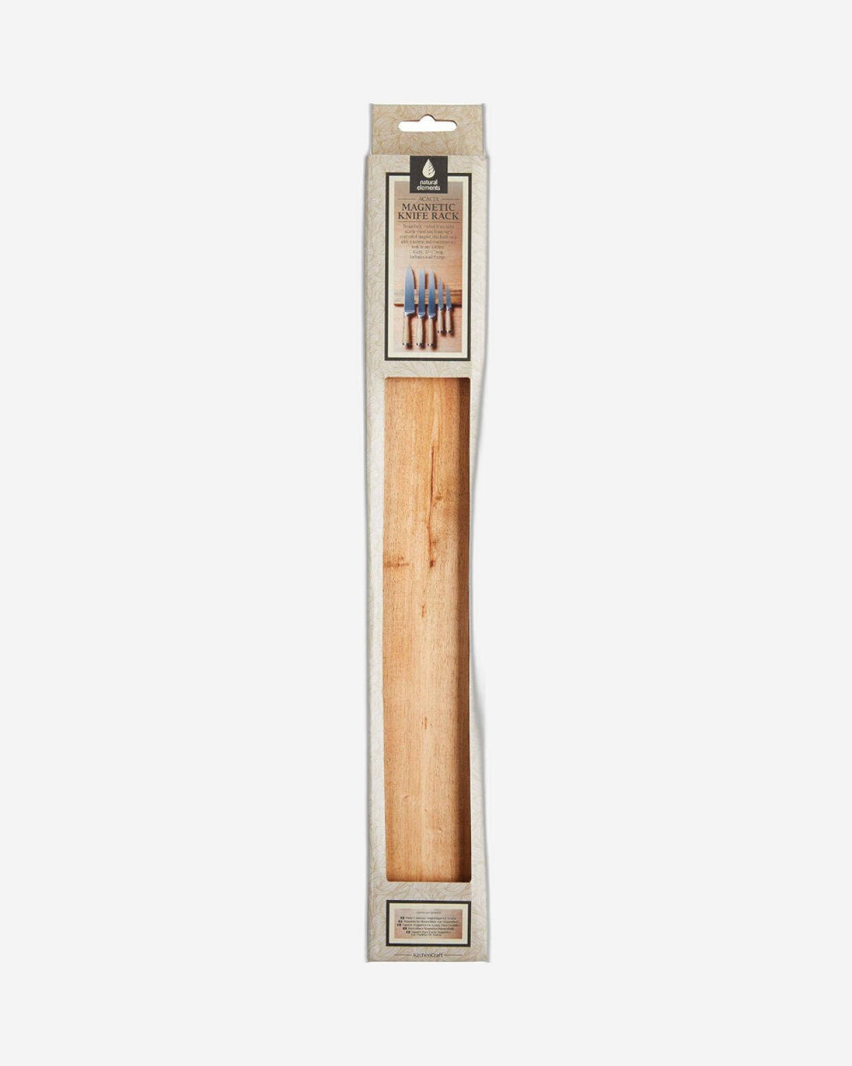 Ne Magnetic Knife Rack Acacia Wood