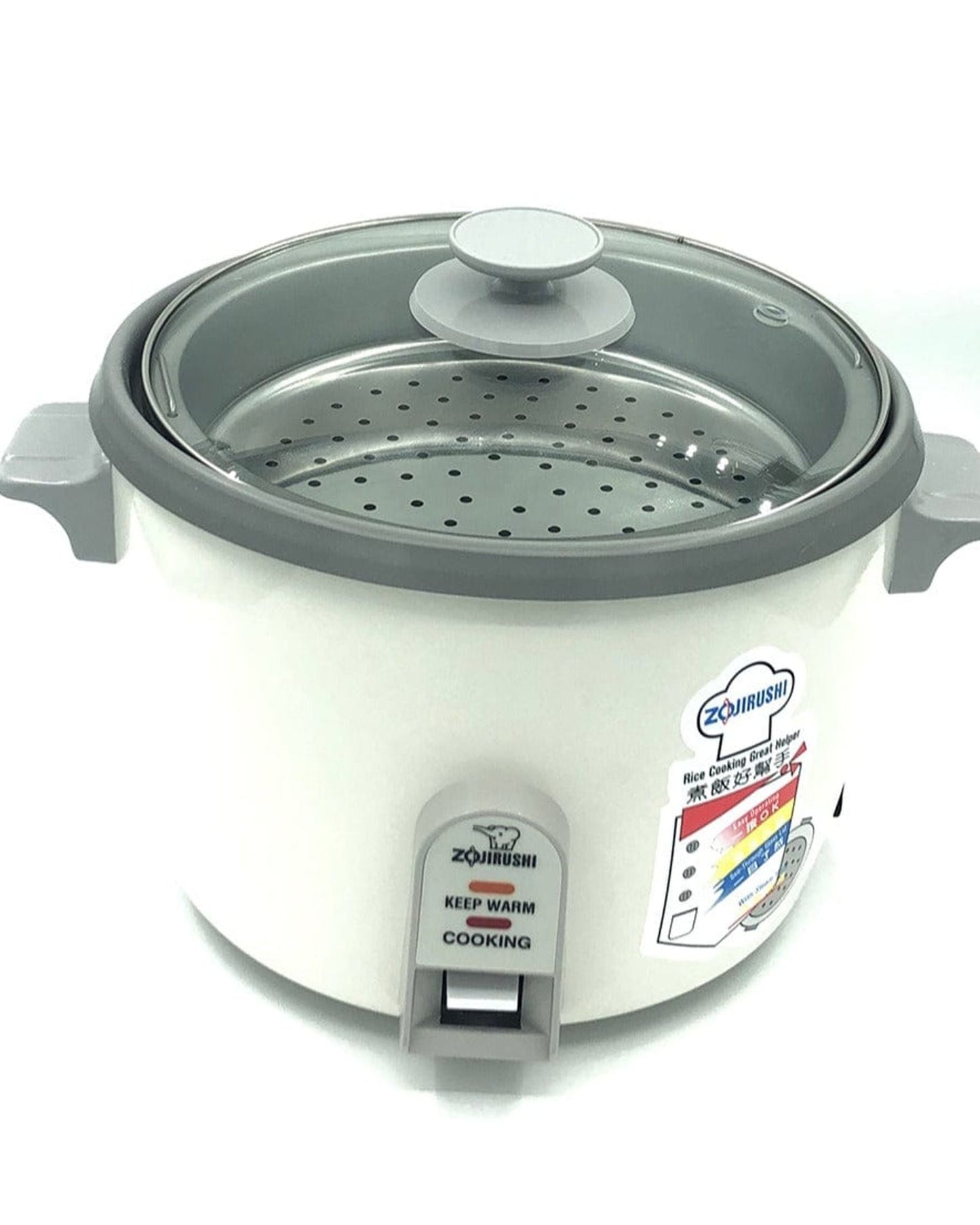 Zojirushi 1.8L White Electronic Rice Cooker And Warmer