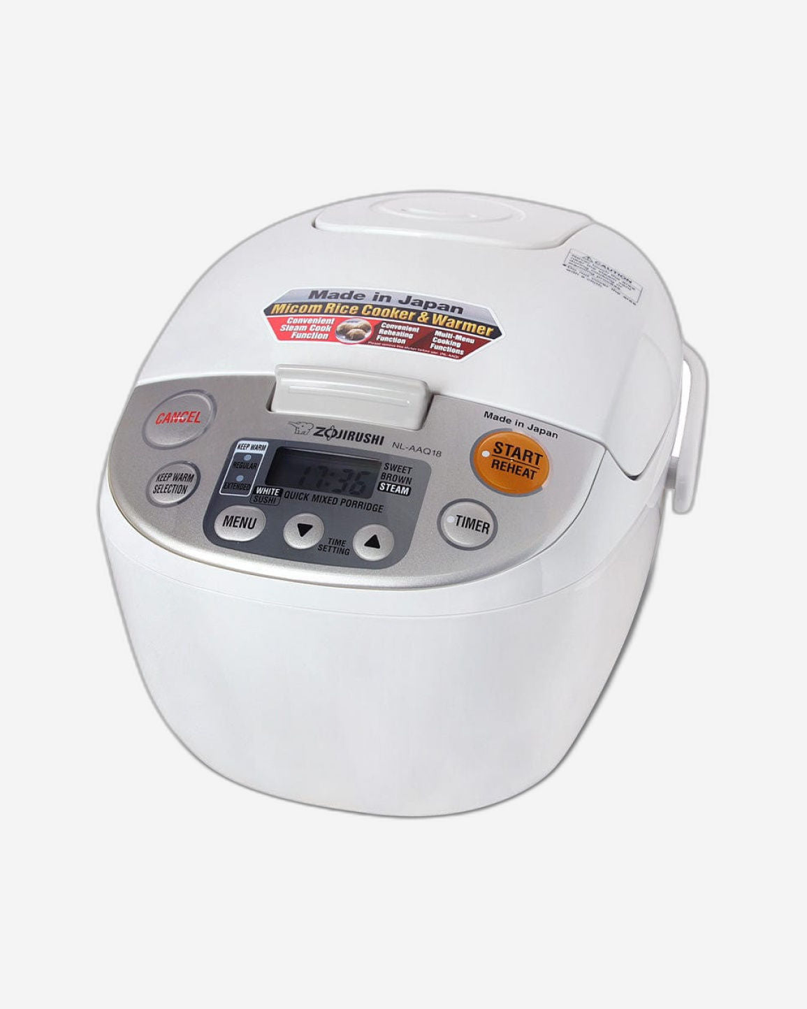 Zojirushi Electronic Rice Cooker/ Warmer 1.8 Ltr- Beige