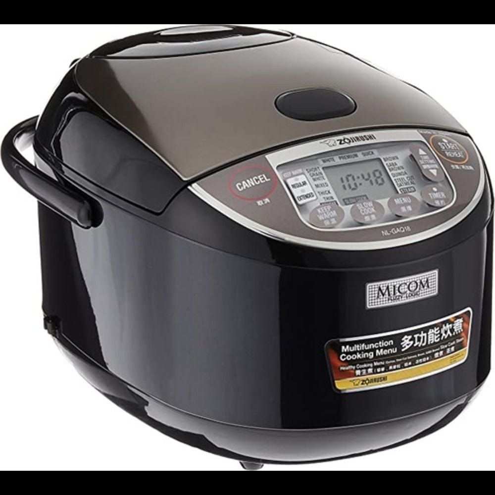 Zojirushi Electronic Rice Cooker/ Warmer 1.8 Ltr -Metallic Black