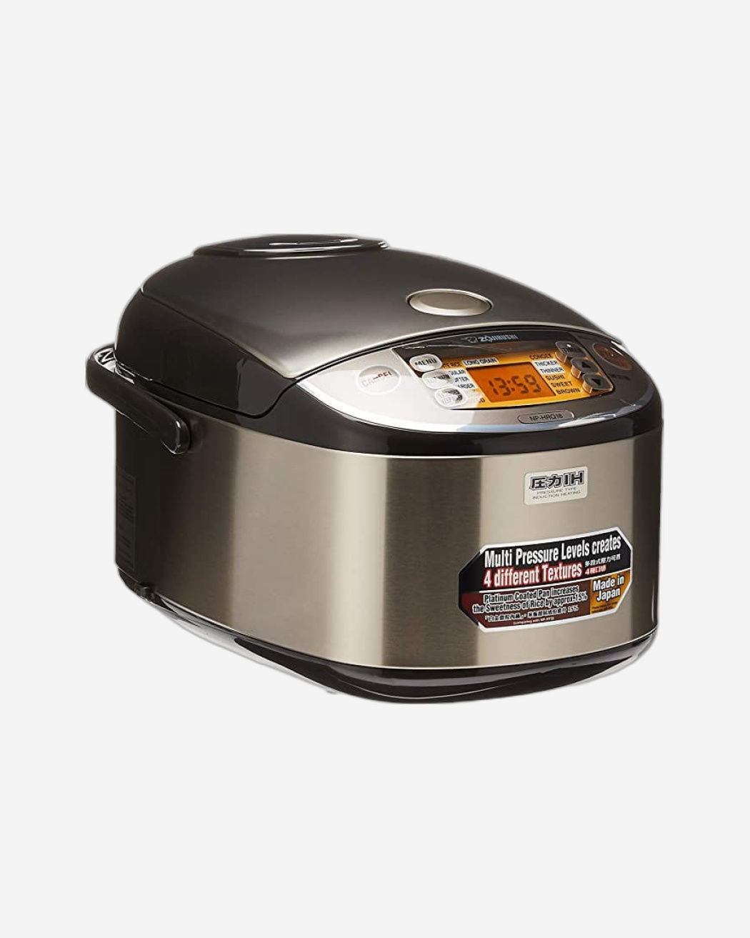 Zojirushi 1.8L - Stainless Brown Electronic Rice Cooker/ Warmer