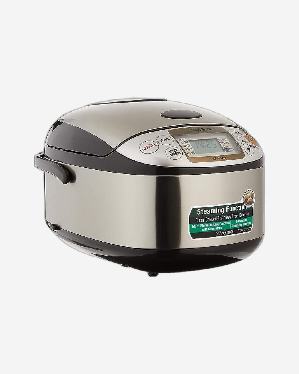 Rice Cooker 1.0L Stainless Brown