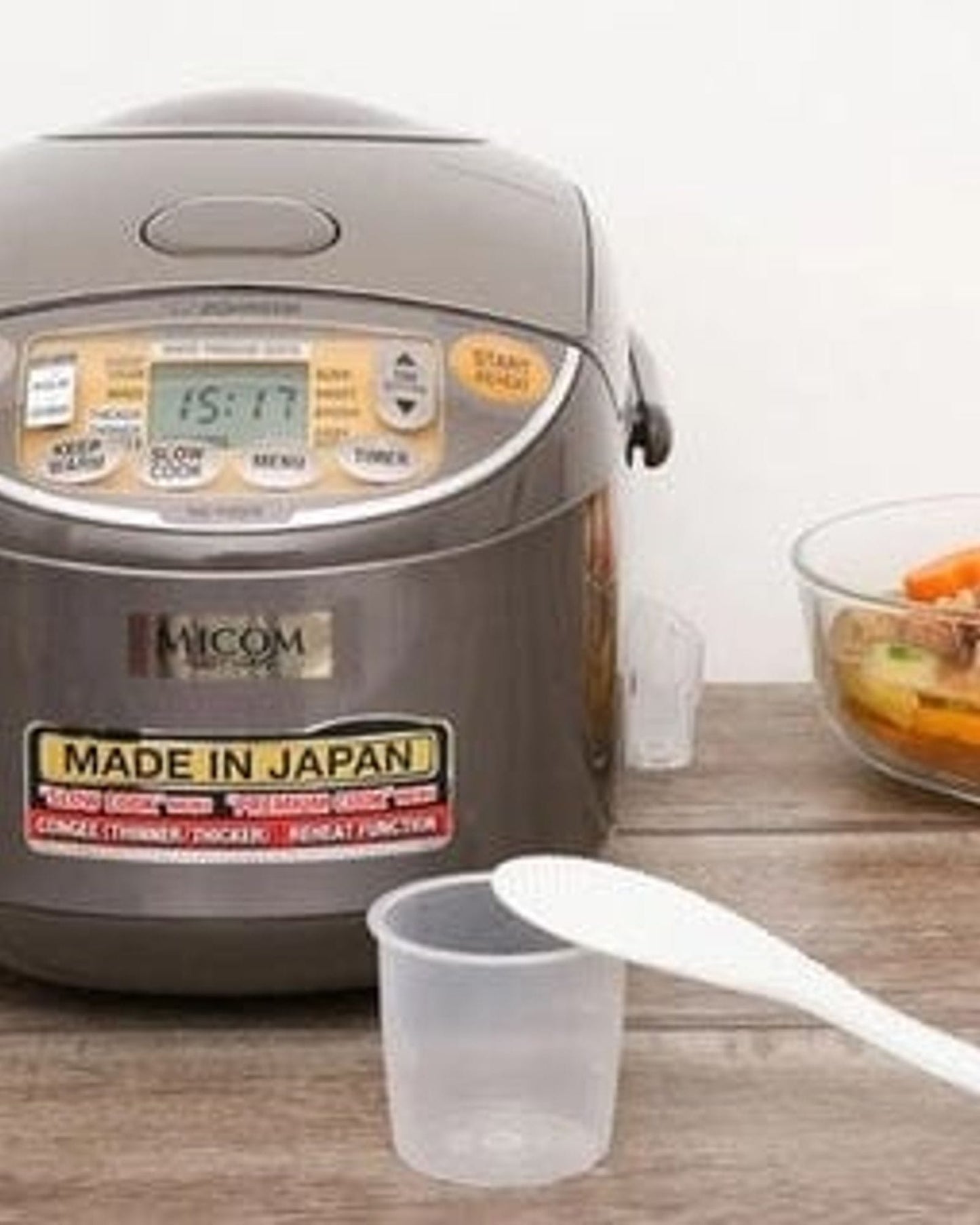 Zojirushi 1.8L - Stainless Brown Electronic Rice Cooker/ Warmer
