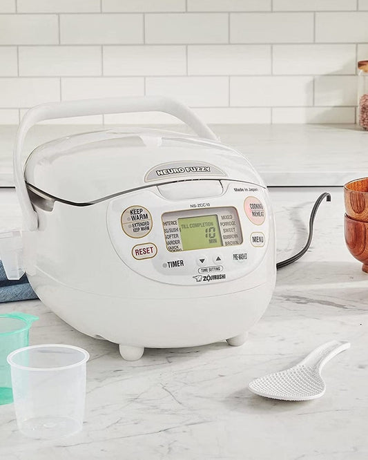 Zojirushi Electronic Rice Cooker/ Warmer 1.8 Ltr- Premium White