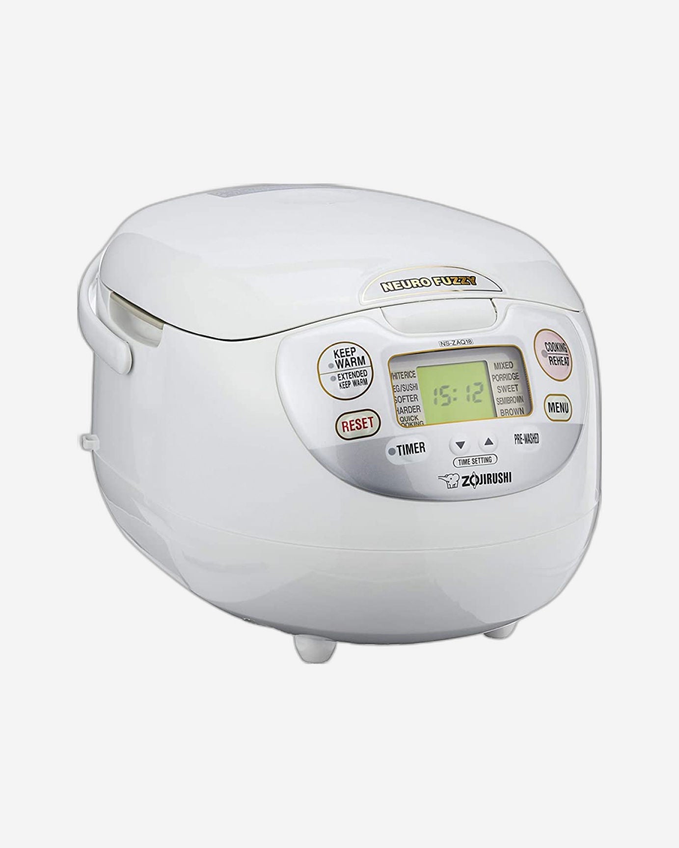 Zojirushi 1.8L - Premium White Electronic Rice Cooker/ Warmer