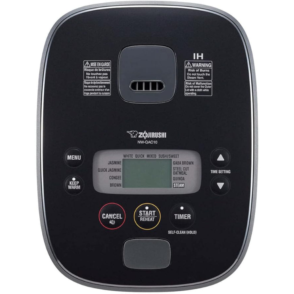 Electronic Rice cooker/ warmer 1.0 ltr, BLACK