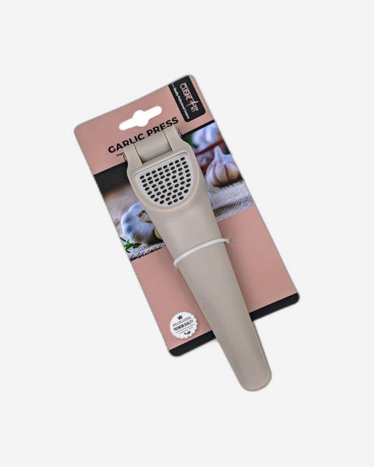 Cuisine Art 19cm Stainless Steel Garlic Press - Heavy-Duty, Rust-Resistant Garlic Crusher with Ergonomic Handle, 1 Piece, Assorted