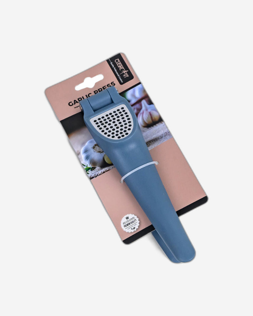 Cuisine Art 19cm Stainless Steel Garlic Press - Heavy-Duty, Rust-Resistant Garlic Crusher with Ergonomic Handle, 1 Piece, Assorted