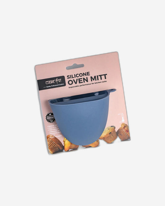 Cuisine Art Heat-Resistant Silicone Oven Mitt 11cm - Non-Slip, Flexible & Durable Kitchen Glove for Safe