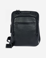 Porsche Design Roadster Leather Shoulder Bag Small Black