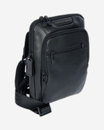 Porsche Design Roadster Leather Shoulder Bag Small Black