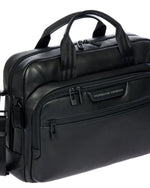 Porsche Design Roadster Leather Briefcase Black
