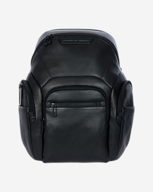 Porsche Design Roadster Leather Backpack Medium  Black