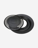 Cuisine Art Smokeless Stove Top Grill 2 Piece Set | Non-Stick BBQ Grill & Drip Tray | Indoor Cooking Essentials