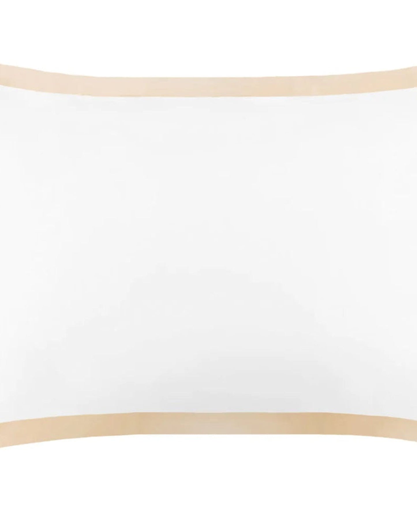 Mayfairsilk "Mulberry Silk" Oxford Pillowcase w/ Champagne Boarder