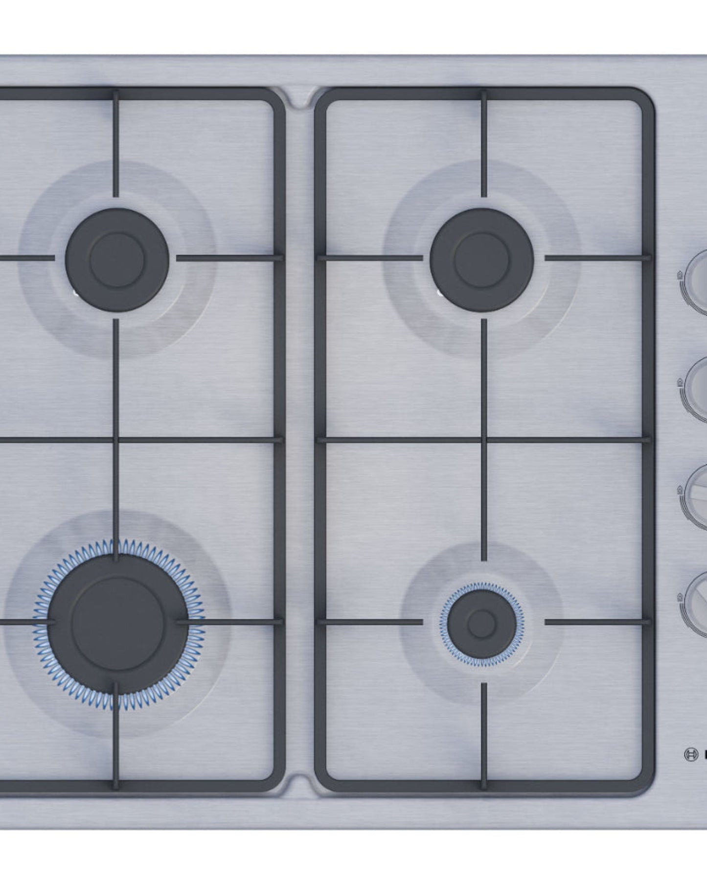 Bosch 60cm Series 2 Built-In Gas Hob Stainless Steel
