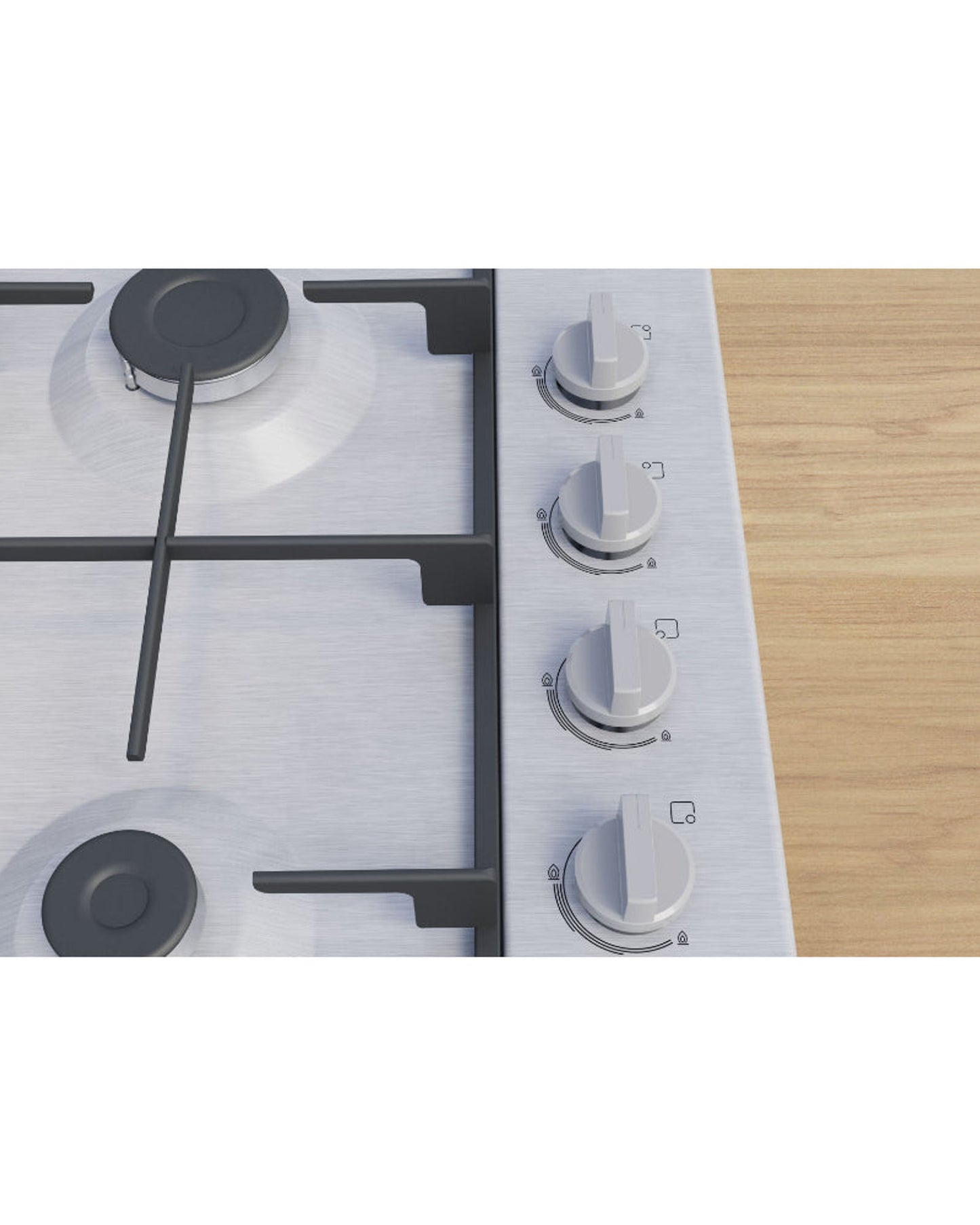 Bosch 60cm Series 2 Built-In Gas Hob Stainless Steel