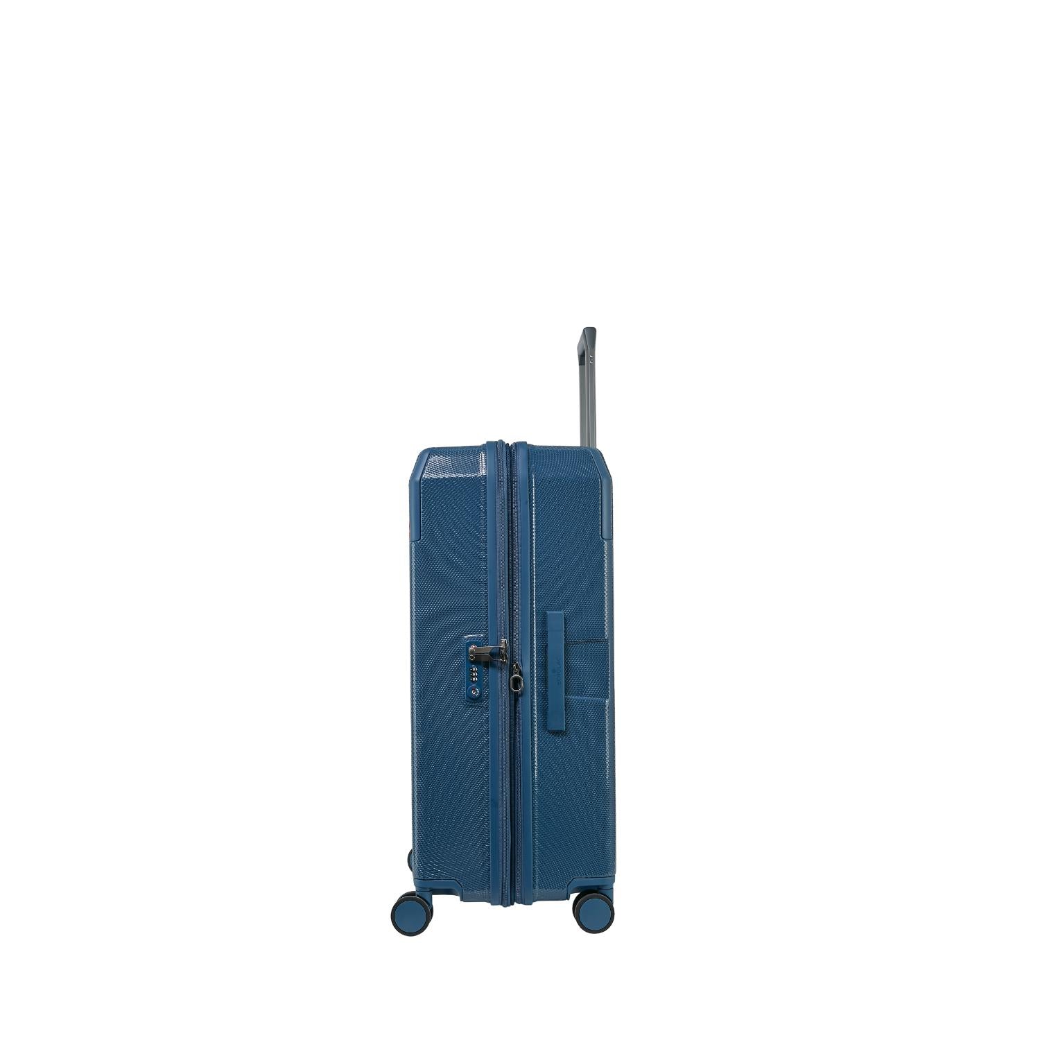 Echolac Logic Harcdcase 4 Double Wheel Expandable Set Of 3 luggage Trolley 53+64+74cm