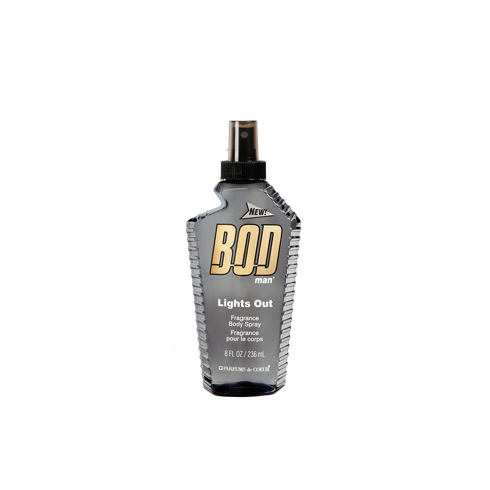 Body Fantasies Bod Man Lights Out Body Spray 236ml