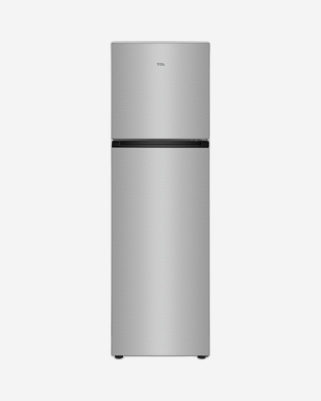 TCL Top Mount Refrigerator Inox  370L
