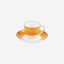 Coffee Cup & Saucer Orange