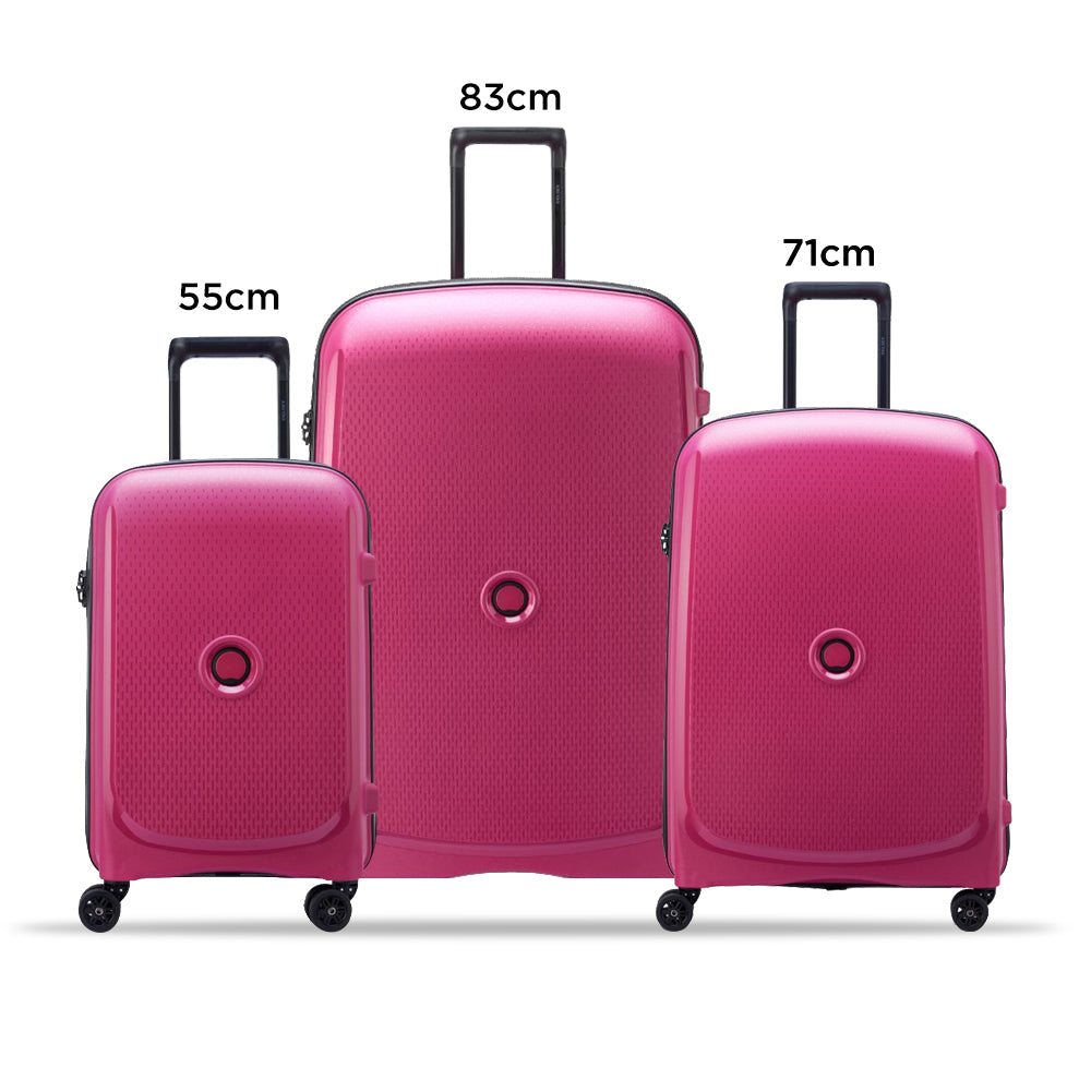 Delsey Paris Belmont Plus Non Expandable  3Piece Luggage Set + Free  Agreable Backpack