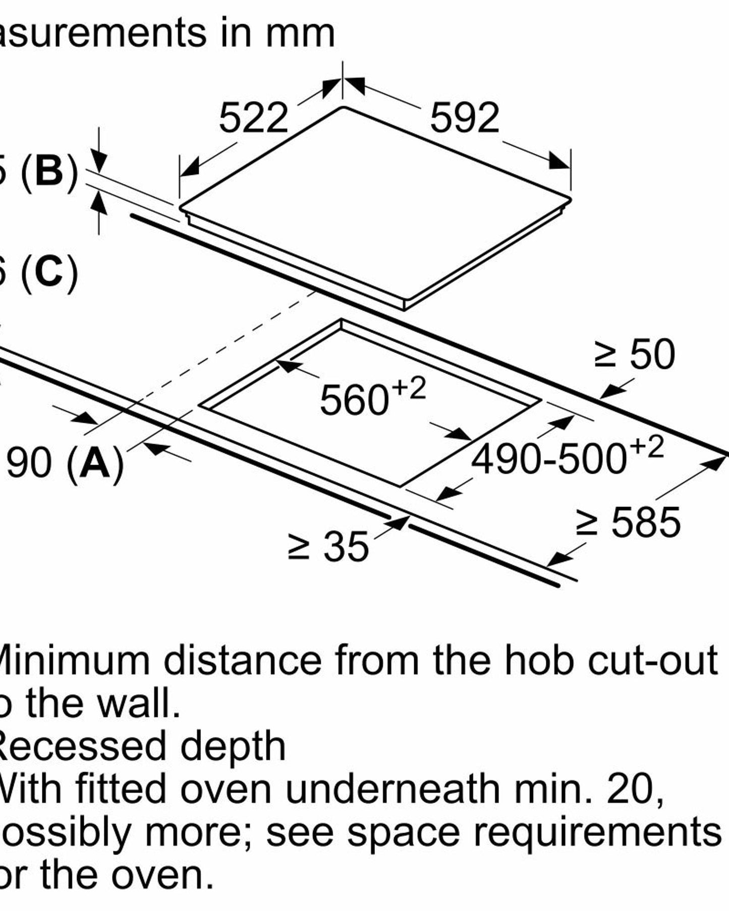 Bosch Series 4 Electric Hob 60 cm Black