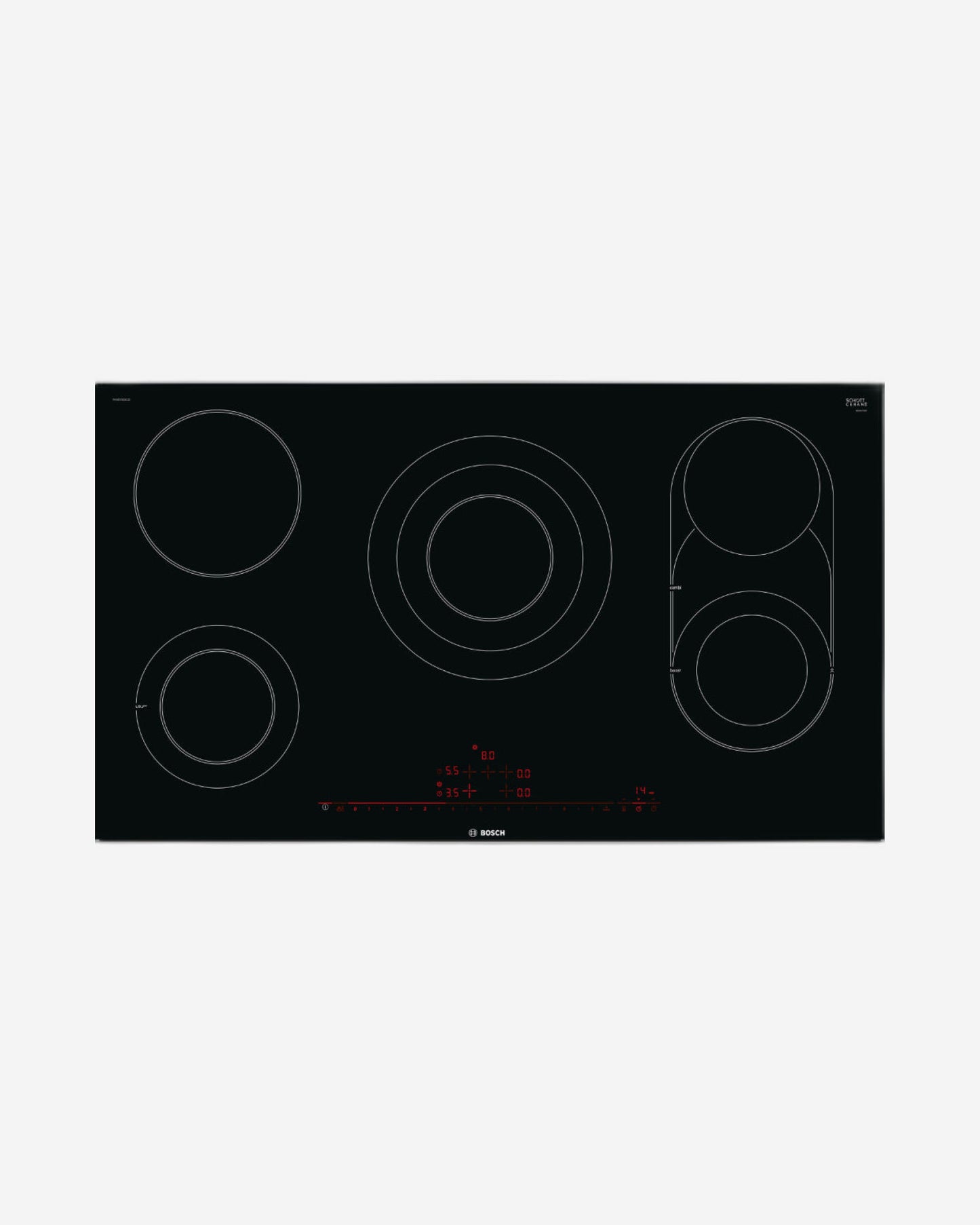 Bosch 90cm Series 8 Ceramic Glass Electric Hob