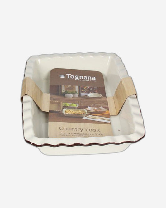 Tognana Rect. Bak. Dish 30X22 H 6,2