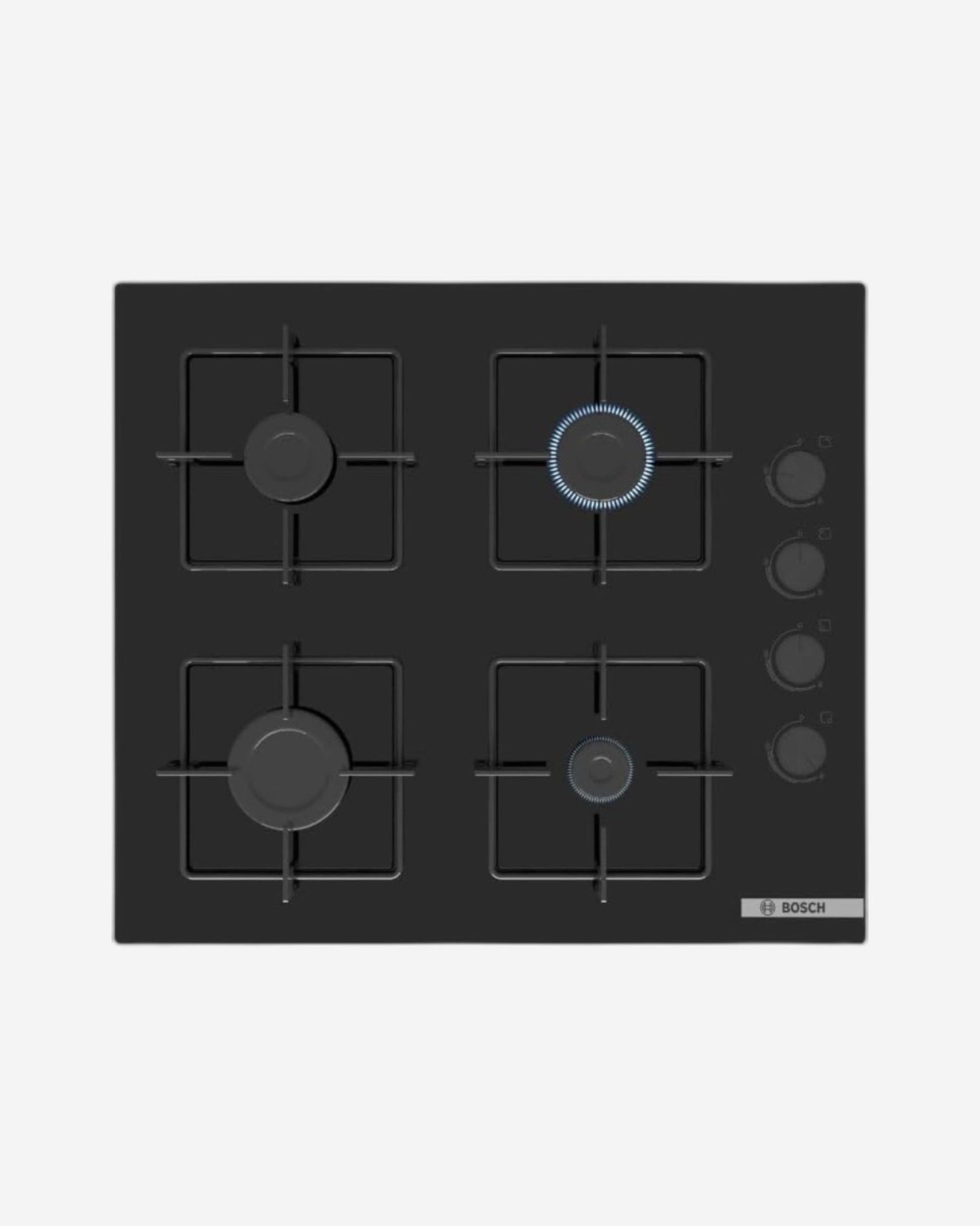 Bosch Built-In Gas Hob Tempered Glass 60cm 4 Burners