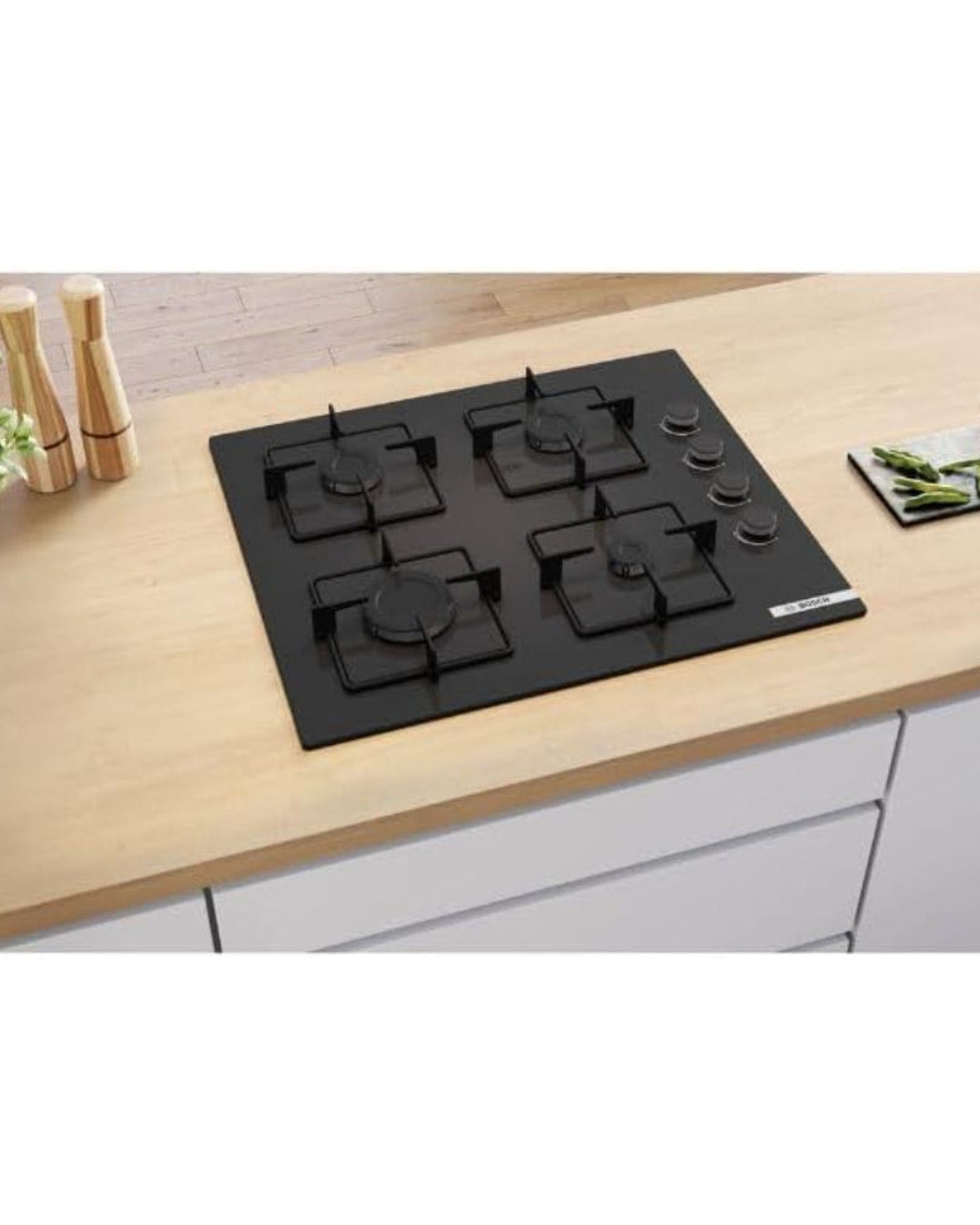 Bosch Built-In Gas Hob Tempered Glass 60cm 4 Burners